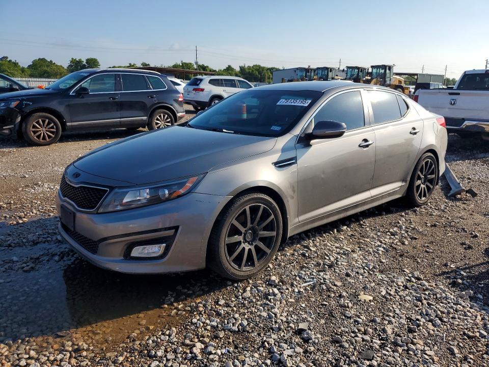 2015 Kia VIN 5XXGN4A75FG421903 COPART salvage auction — REAR END, TX - SALVAGE VEHICLE TITLE (P), sold $750 on 2026-07-16 (photo 1)