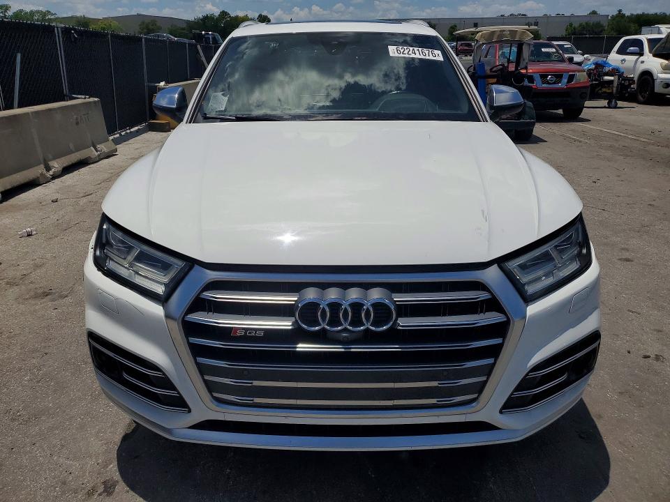 2018 Audi Sq5 VIN WA1C4AFY8J2182275 COPART salvage auction — REAR END, Fl - Certificate Of Title (P), sold $10 on 2026-07-28 (photo 5)