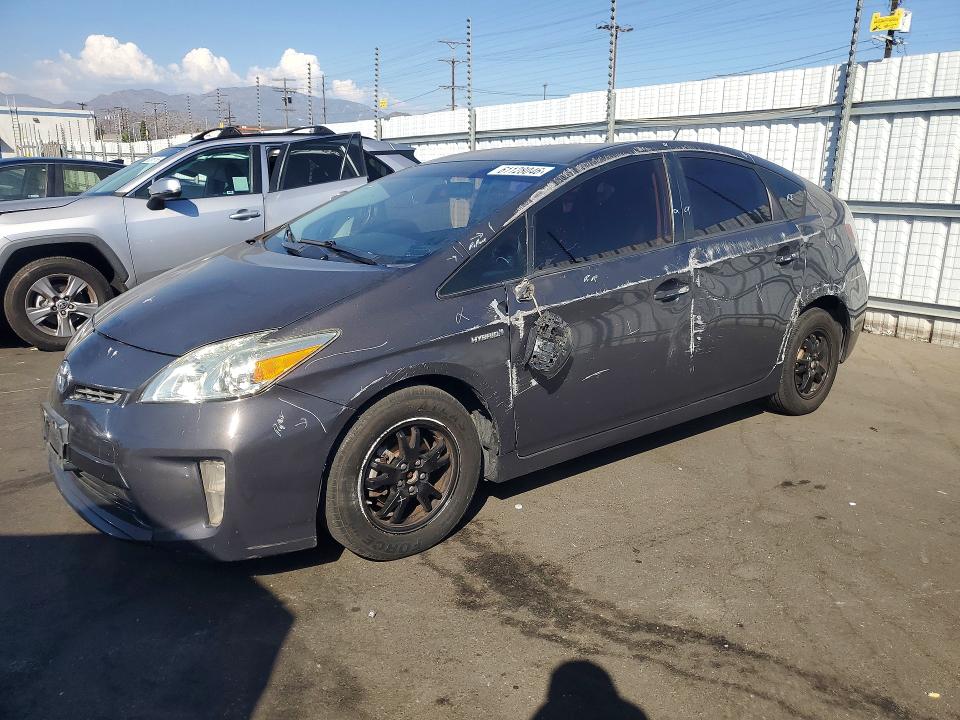 2012 Toyota Prius VIN JTDKN3DUXC1609099 COPART salvage auction — FRONT END, Ca - Salvage Certificate, sold $900 on 2026-07-27 (photo 1)