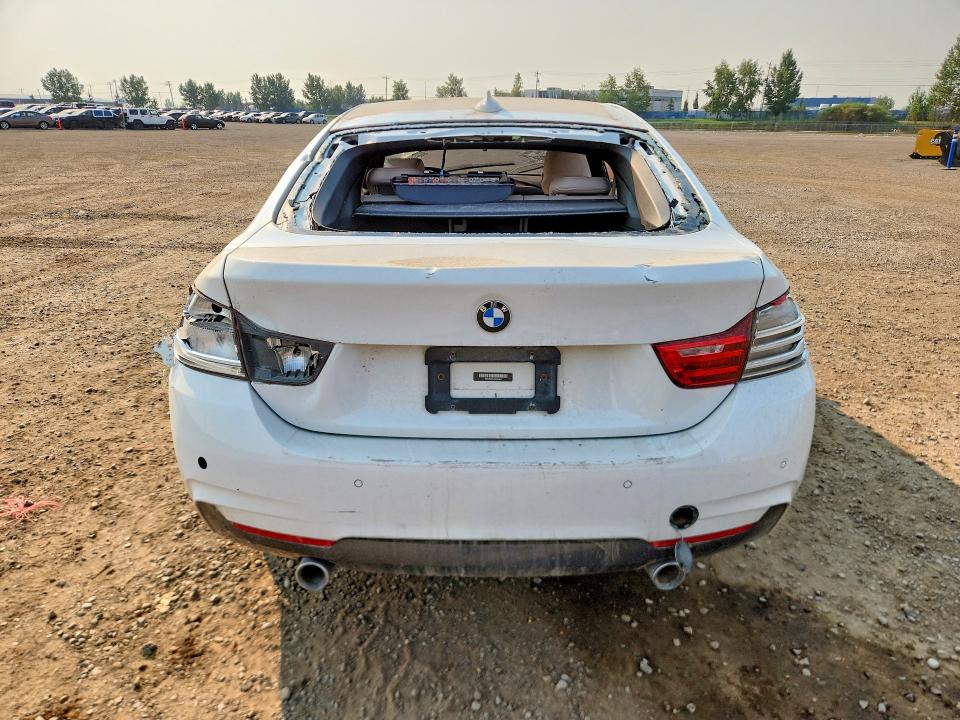 2015 BMW 4 series VIN WBA4B3C54FD669942 COPART salvage auction — VANDALISM, AB - BOS - ACTIVE, sold $1,350 on 2026-08-18 (photo 6)