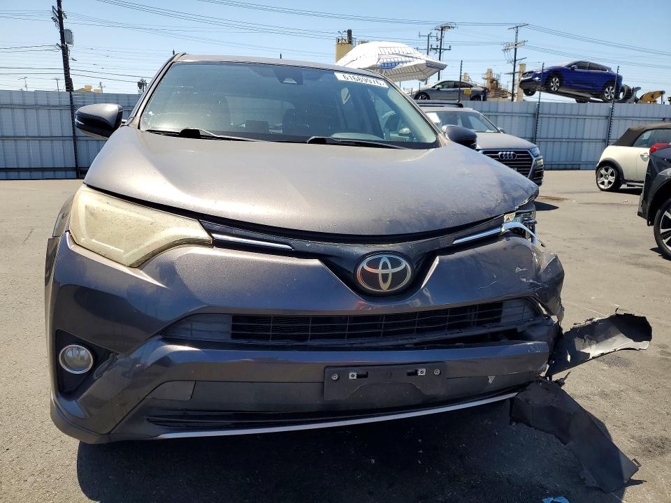 2018 Toyota Rav 4 VIN JTMWFREV0JJ725031 COPART salvage auction — FRONT END, Ca - Salvage Certificate, sold $2,950 on 2026-07-27 (photo 5)