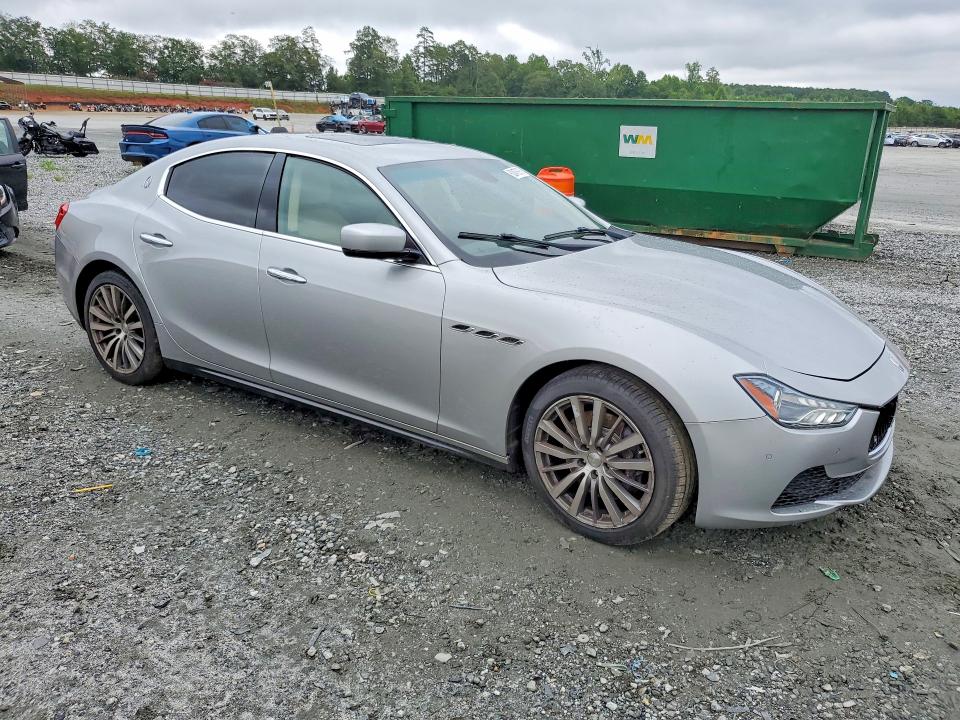 2015 Maserati Ghibli VIN ZAM57RTA1F1135402 COPART salvage auction — MECHANICAL, Sc - Certificate Of Title, sold $2,400 on 2026-08-05 (photo 4)