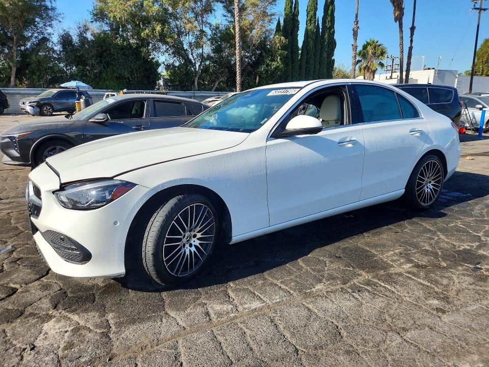 2025 Mercedes-benz C class VIN W1KAF4HB1SR289247 — COPART salvage auction photo