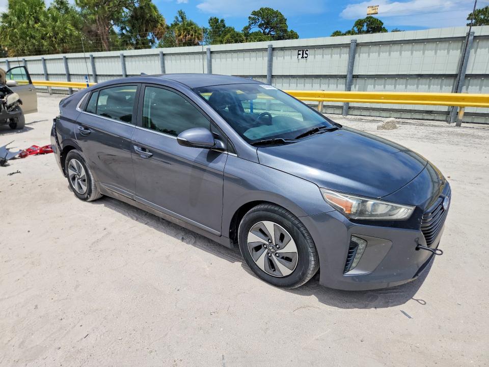 2017 Hyundai Ioniq VIN KMHC75LC3HU019010 COPART salvage auction — REAR END, Salvage Title, sold $2,350 on 2026-07-15 (photo 4)
