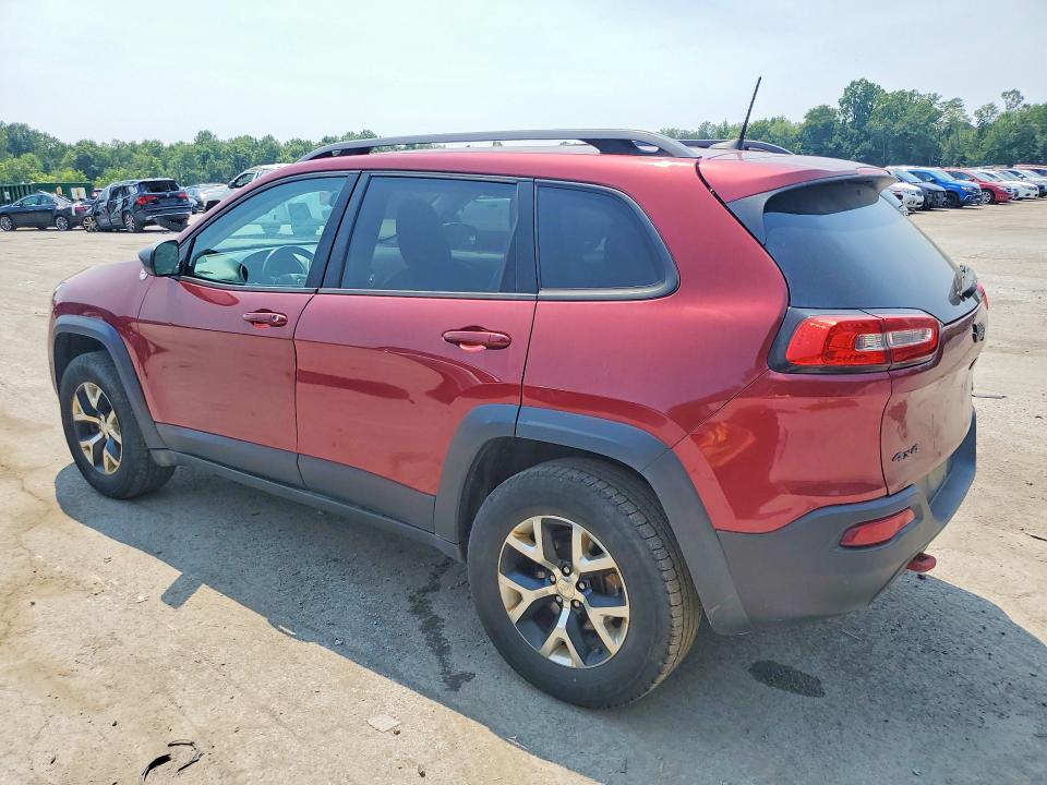 2016 Jeep Cherokee VIN 1C4PJMBS8GW285295 COPART salvage auction — REAR END, Salvage Title, sold $1,000 on 2026-07-25 (photo 2)
