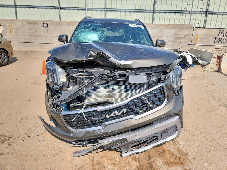 2023 Kia Telluride VIN 5XYP3DGC2PG410154 COPART salvage auction — FRONT END, Nm - Cert Of Title-Salvage, sold $7,900 on 2026-07-27 (photo 5)
