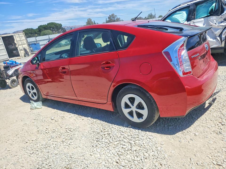 2015 Toyota Prius VIN JTDKN3DU2F0464845 COPART salvage auction — REAR END, Ca - Salvage Certificate, sold $4,500 on 2026-07-16 (photo 2)