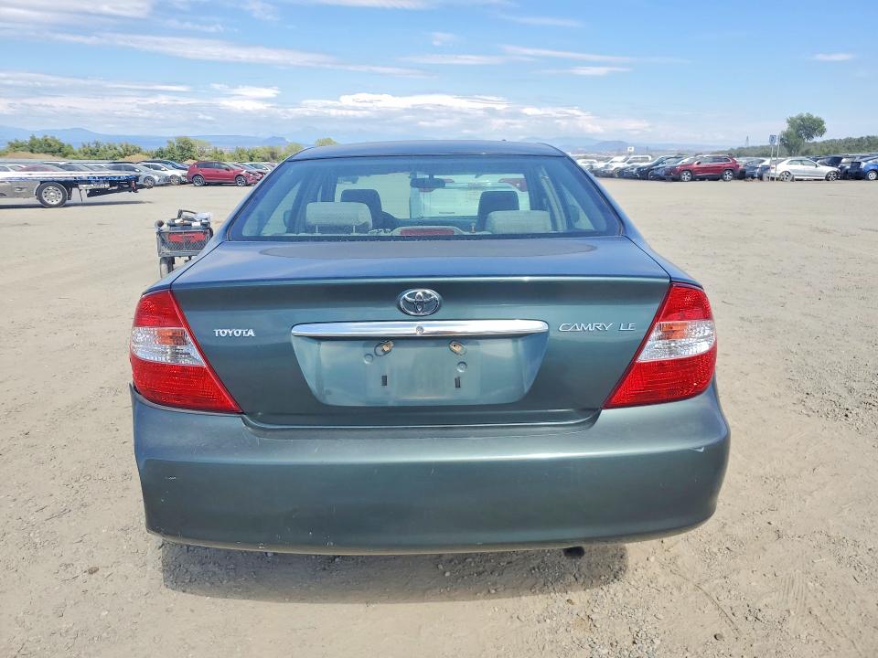 2002 Toyota Camry VIN JTDBE32K320069438 COPART salvage auction — REAR END, Ca - Salvage Certificate, sold $300 on 2026-07-31 (photo 6)