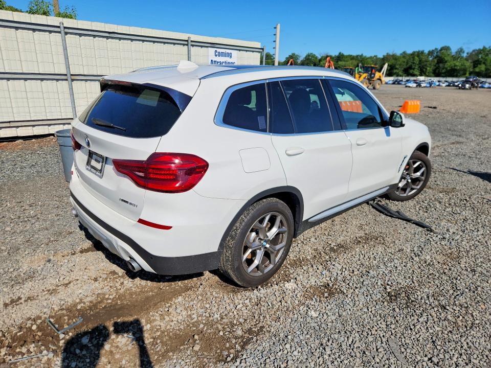 2021 BMW X3 VIN 5UXTY5C05M9E39762 COPART salvage auction — ROOF, NJ - CERT OF TITLE-SALVAGE (P), sold $8,800 on 2026-07-17 (photo 3)