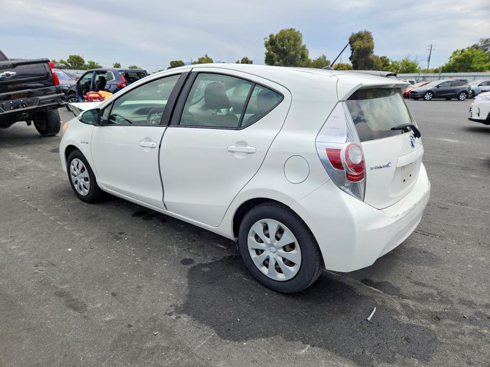 2013 Toyota Prius VIN JTDKDTB35D1046297 COPART salvage auction — FRONT END, Ca - Salvage Certificate, sold $2,350 on 2026-07-27 (photo 2)
