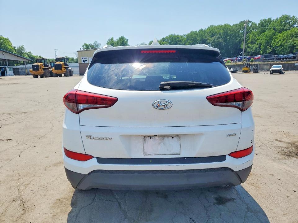 2018 Hyundai Tucson VIN KM8J3CA42JU613337 COPART salvage auction — FRONT END, Ny - Mv-907A Salvage Certificate, sold $2,900 on 2026-07-09 (photo 6)