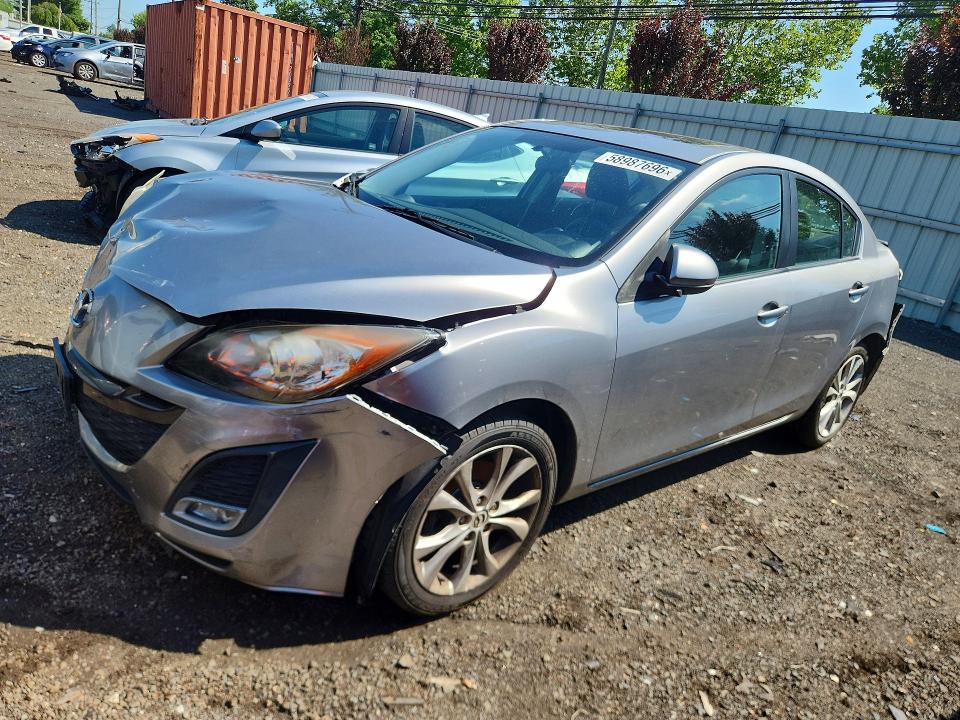2011 Mazda 3 VIN JM1BL1U64B1393650 COPART salvage auction — FRONT END, CT - CERT OF TITLE-SALVAGE, sold $475 on 2026-07-14 (photo 1)