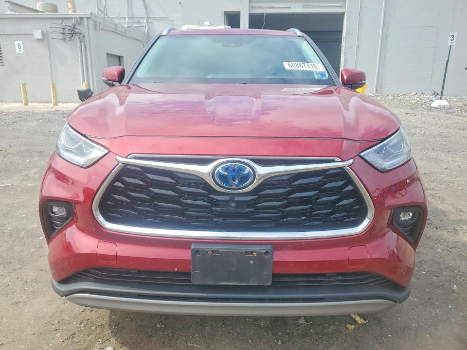 2021 Toyota Highlander VIN 5TDEBRCH8MS068328 COPART salvage auction — REAR END, Va - Cert Of Title - Salvage, sold $9,100 on 2026-07-29 (photo 5)