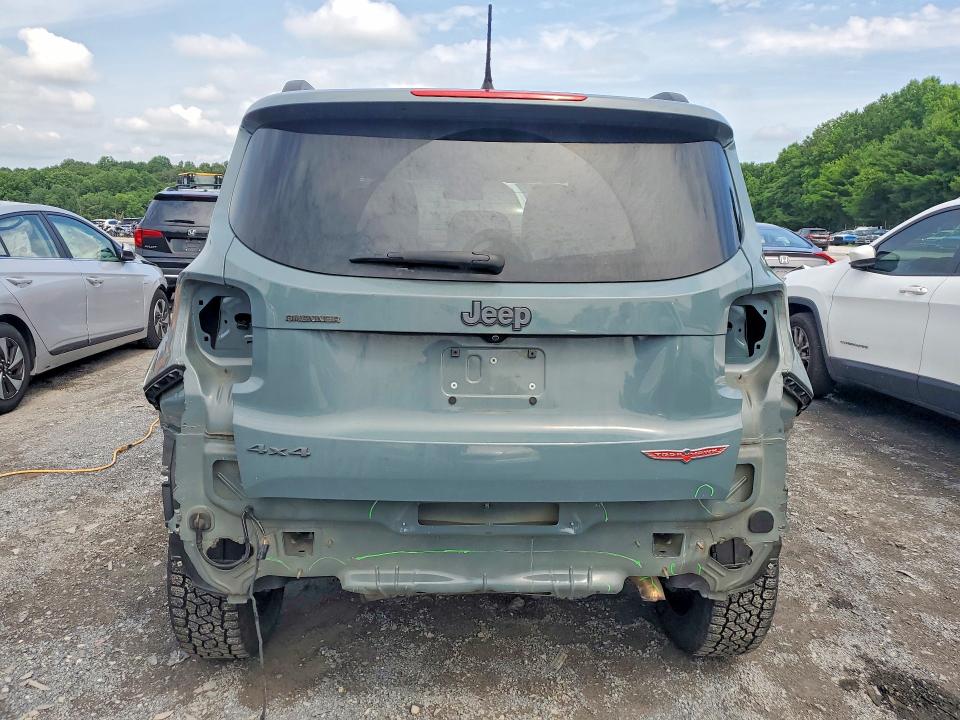 2016 Jeep Renegade VIN ZACCJBCT1GPD19665 COPART salvage auction — REAR END, PA - CERTIFICATE OF SALVAGE, sold $1,100 on 2026-07-23 (photo 6)