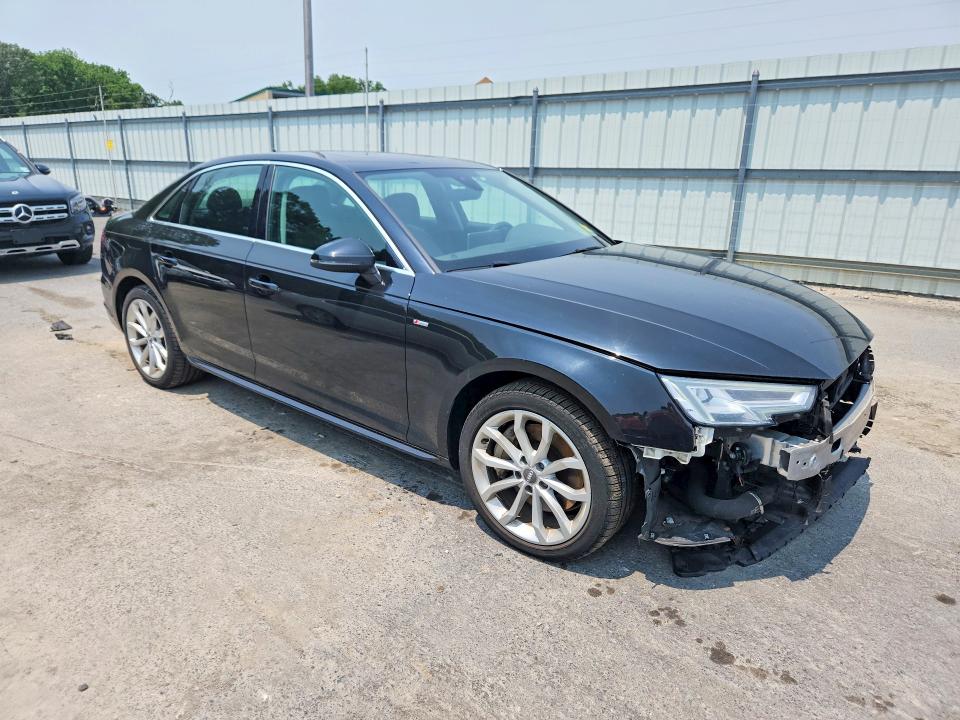 2019 Audi A4 VIN WAUENAF47KN002791 COPART salvage auction — FRONT END, Nj - Cert Of Title-Salvage, sold $1,600 on 2026-07-23 (photo 4)