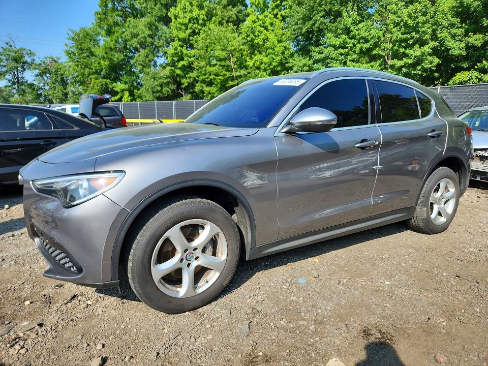 2018 Alfa romeo Stelvio VIN ZASFAKAN3J7B96187 COPART salvage auction — VANDALISM, Az - Cert Of Title - Salvage, sold $5,200 on 2026-07-10 (photo 1)