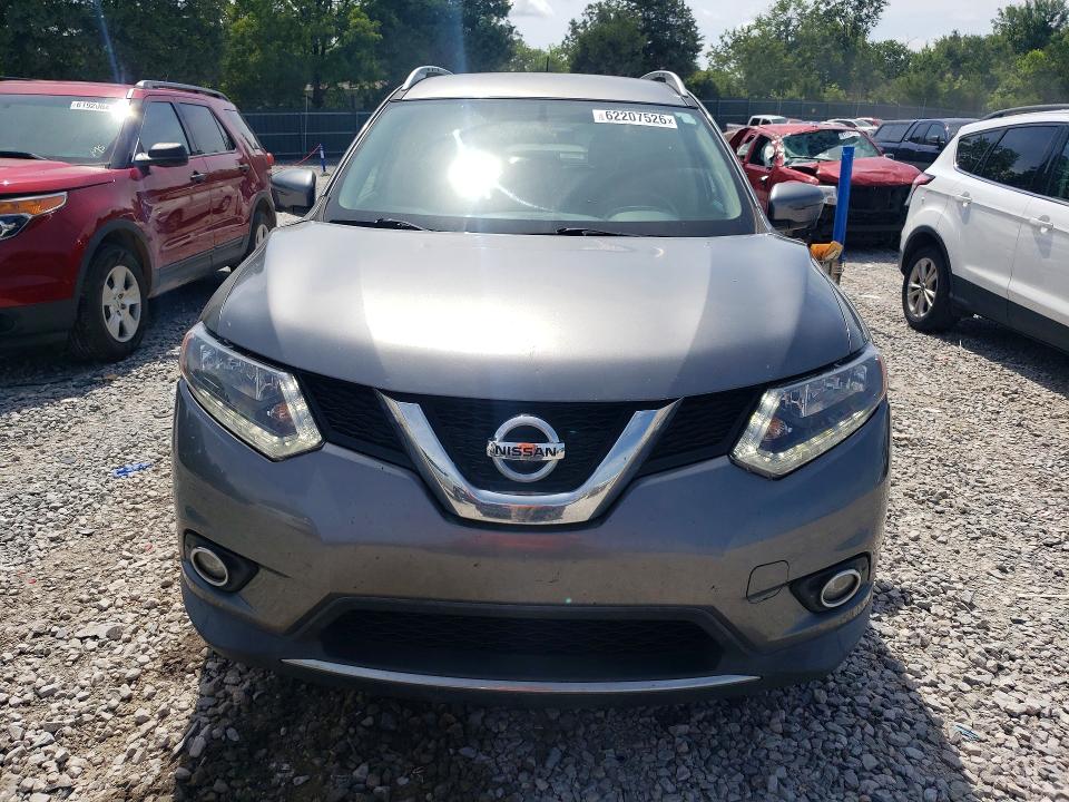 2016 Nissan Rogue VIN KNMAT2MT5GP669703 COPART salvage auction — MINOR DENT/SCRATCHES, Tn - Certificate Of Title, sold $175 on 2026-07-23 (photo 5)