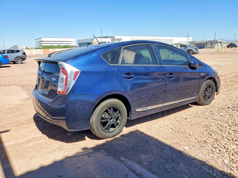 2013 Toyota Prius VIN JTDKN3DU2D1723177 COPART salvage auction — SIDE, AZ - CERTIFICATE OF TITLE, sold $475 on 2026-07-21 (photo 3)
