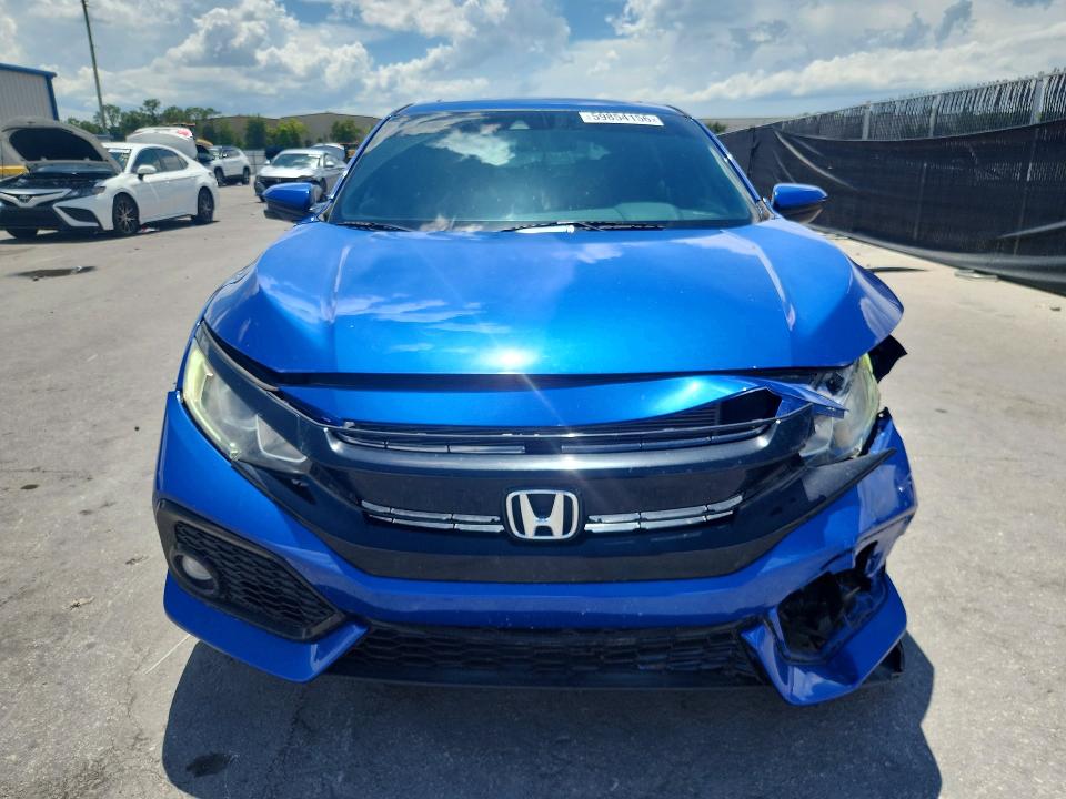 2019 Honda Civic VIN SHHFK7H6XKU215152 COPART salvage auction — FRONT END, Fl - Cert Of Title Slvg Rebuildable, sold $4,600 on 2026-07-30 (photo 5)
