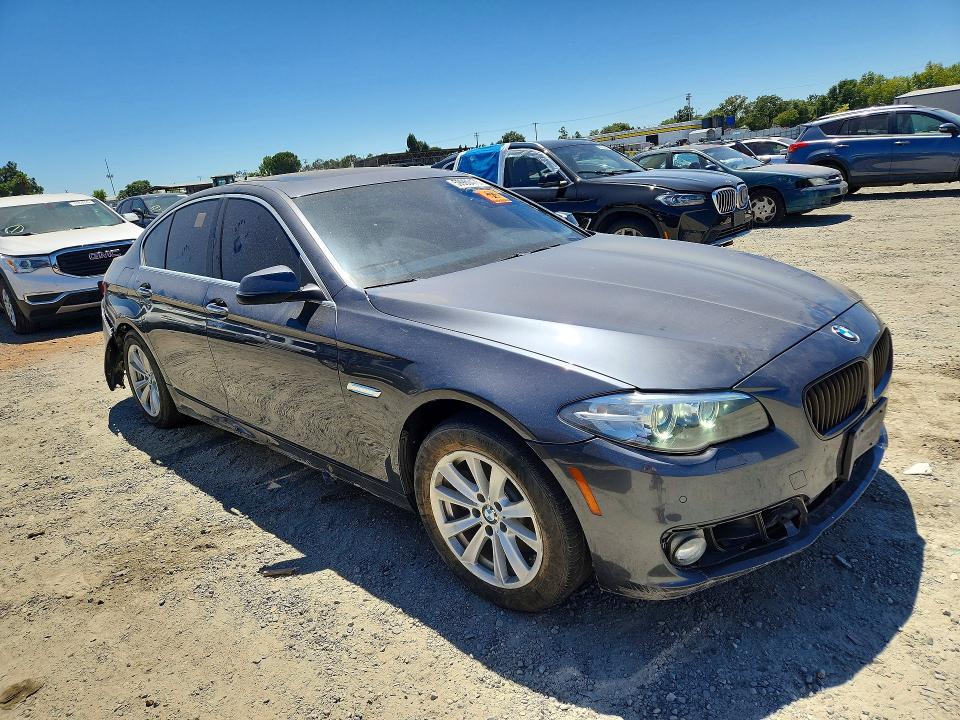 2015 BMW 5er VIN WBA5A5C55FD525013 COPART salvage auction — REAR END, Co - Dis/Dlr/Exp Only Clean Title (P), sold $800 on 2026-07-18 (photo 4)