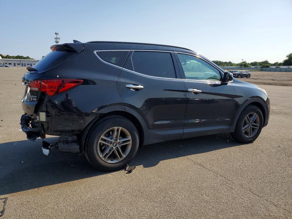 2018 Hyundai Santa fe VIN 5XYZUDLB8JG541714 COPART salvage auction — REAR END, Ny - Mv-907A Salvage Certificate, sold $4,550 on 2026-07-20 (photo 3)