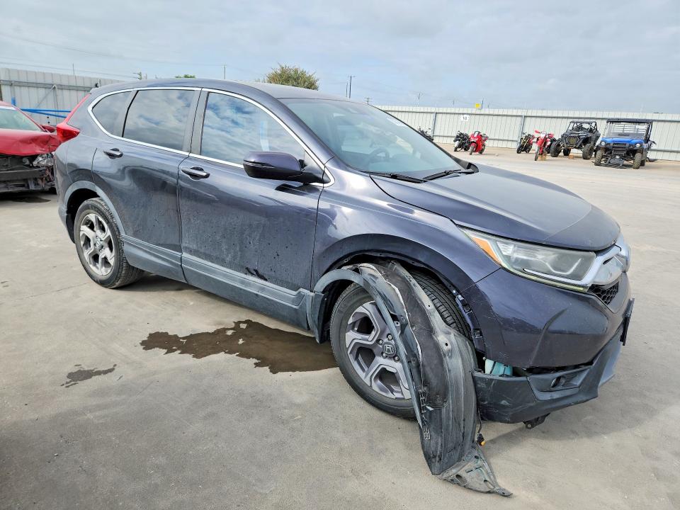 2019 Honda Cr-v VIN 7FARW1H54KE031904 COPART salvage auction — SIDE, TX - SALVAGE VEHICLE TITLE, sold $7,000 on 2026-08-22 (photo 4)