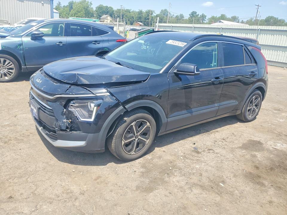 2023 Kia Niro VIN KNDCR3LE7P5060396 COPART salvage auction — FRONT END, Pa - Certificate Of Salvage, sold $7,700 on 2026-08-21 (photo 1)