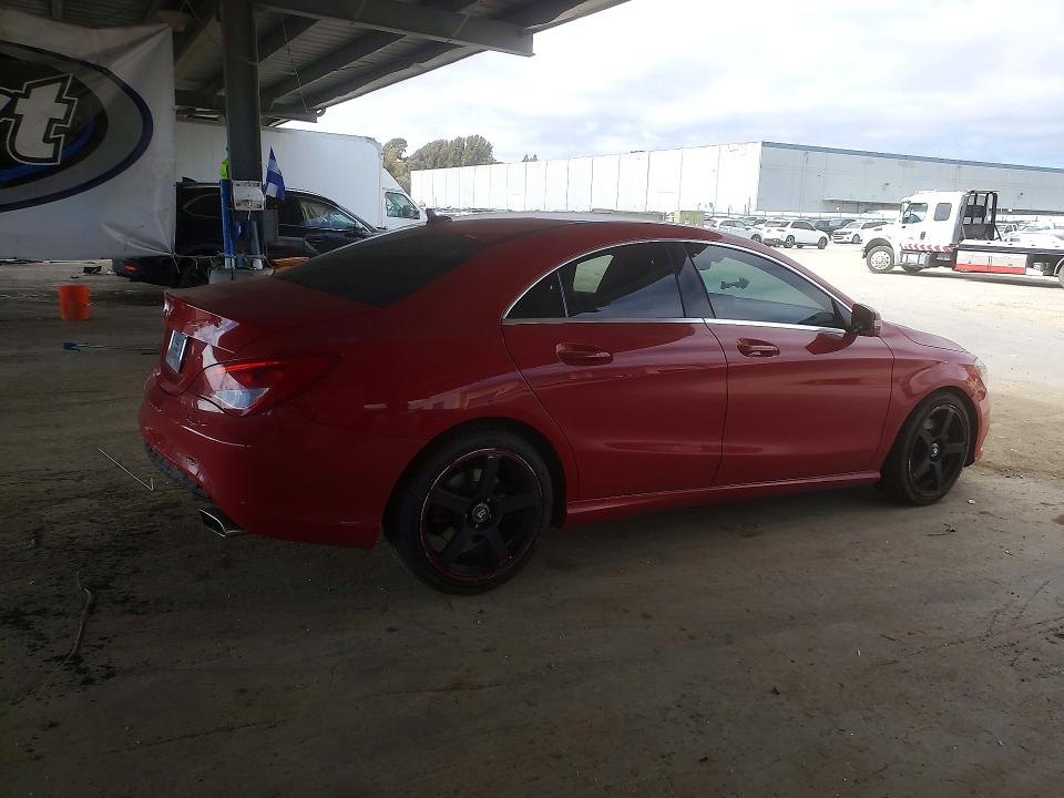 2015 Mercedes-benz Cla-klasse VIN WDDSJ4EB7FN197662 COPART salvage auction — FRONT END, Ca - Salvage Certificate, sold $1,550 on 2026-07-28 (photo 3)