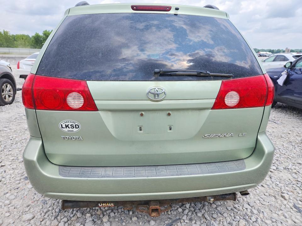 2008 Toyota Sienna VIN 5TDZK23C48S133050 COPART salvage auction — MECHANICAL, Mi - Dealer Only Clean Title, sold $250 on 2026-07-30 (photo 6)