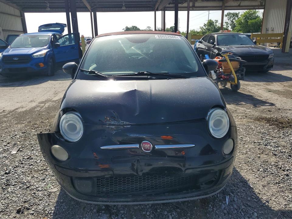 2015 Fiat 500 VIN 3C3CFFDR5FT673017 COPART salvage auction — FRONT END, Fl - Cert Of Ttl-Rebuilt&Slvg Rbld, sold $1,100 on 2026-07-31 (photo 5)