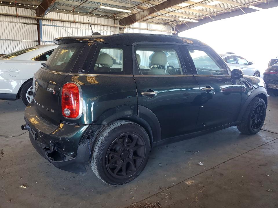 2014 Mini Cooper VIN WMWZC3C55EWP25330 COPART salvage auction — REAR END, Ca - Salvage Certificate, sold $650 on 2026-08-06 (photo 3)