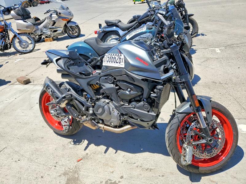 2024 Ducati Monster VIN ZDMMAMDT9RB008615 COPART salvage auction — FRONT END, Ca - Salvage Certificate, sold $2,800 on 2026-08-06 (photo 1)