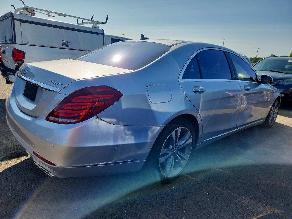 2017 Mercedes-benz S-klasse VIN WDDUG8CB1HA338317 COPART salvage auction — REAR END, Pa - Cert Of Title (P), sold $5,900 on 2026-07-30 (photo 3)