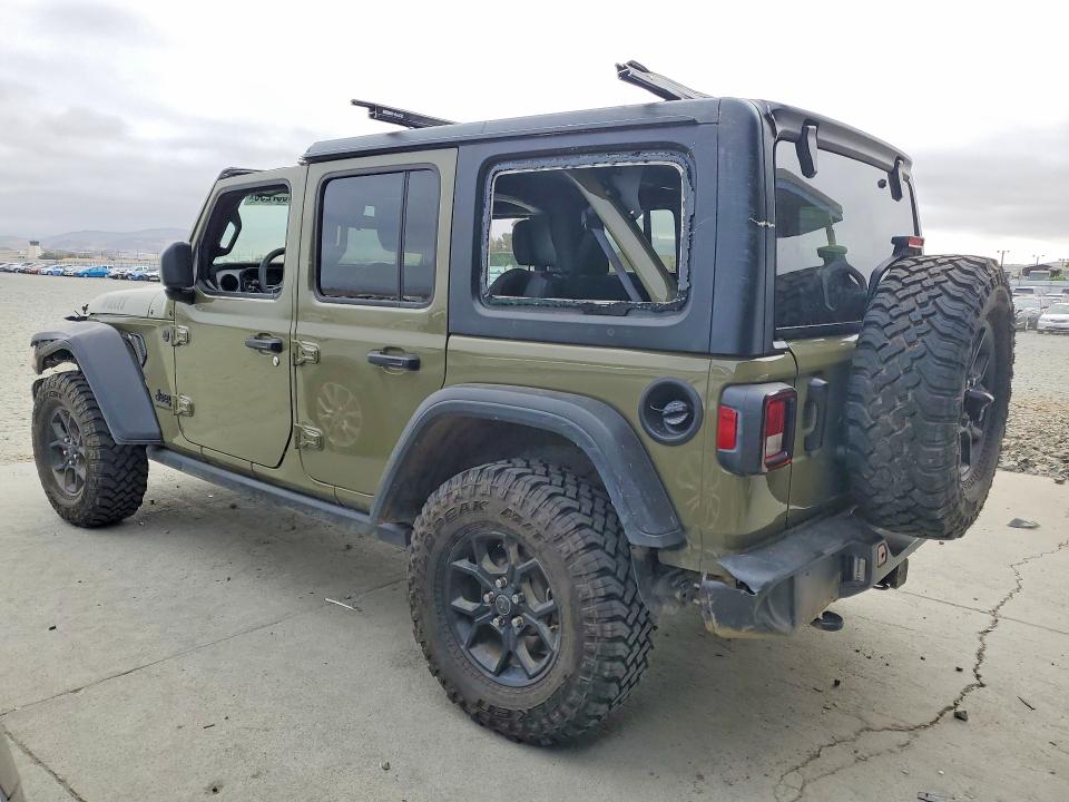2025 Jeep Wrangler / VIN 1C4PJXDG5SW509013 COPART salvage auction — ROOF, Ca - Salvage Certificate, sold $15,000 on 2026-07-09 (photo 2)