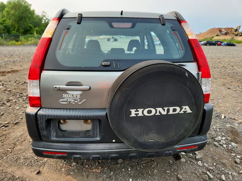 2006 Honda Cr-v VIN JHLRD68576C019153 COPART salvage auction — FRONT END, NY - MV-907A SALVAGE CERTIFICATE, sold $850 on 2026-07-23 (photo 6)