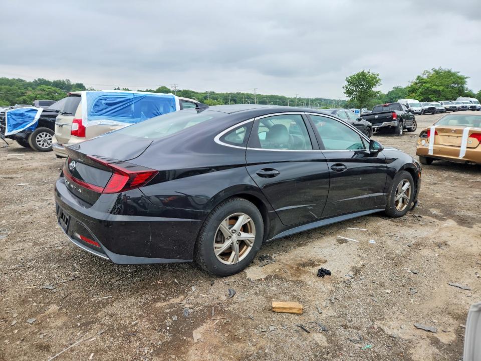 2020 Hyundai Sonata VIN 5NPEG4JA6LH027243 COPART salvage auction — VANDALISM, Nj - Certificate Of Title, sold $2,250 on 2026-07-21 (photo 3)