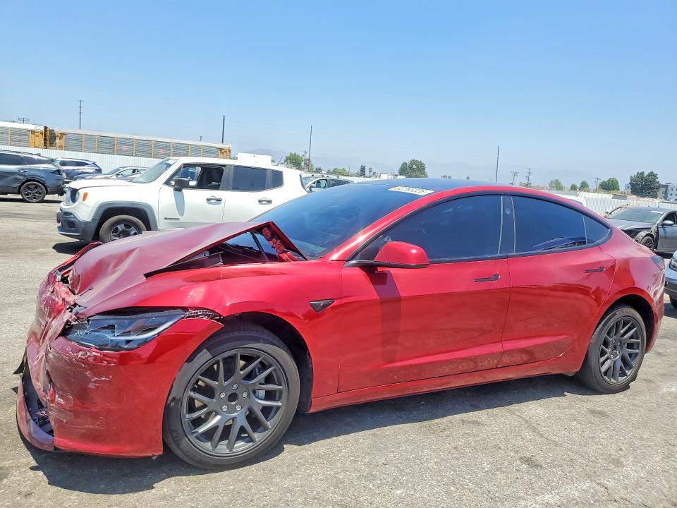 2025 Tesla Model 3 VIN 5YJ3E1EA3SF057433 — COPART salvage auction photo