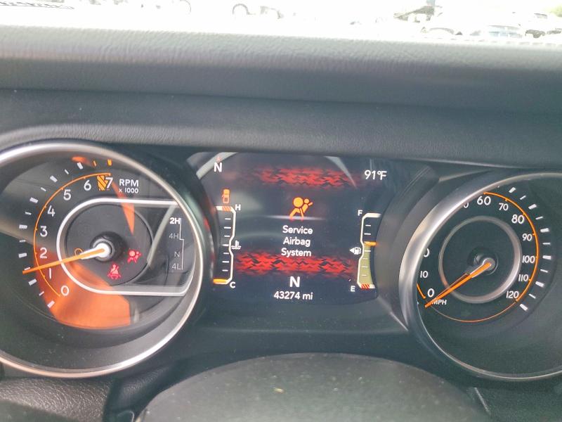 2023 Jeep Gladiator VIN 1C6HJTFGXPL552157 COPART salvage auction — FRONT END, Fl - Certificate Of Destruction, sold $12,500 on 2026-08-28 (photo 9)