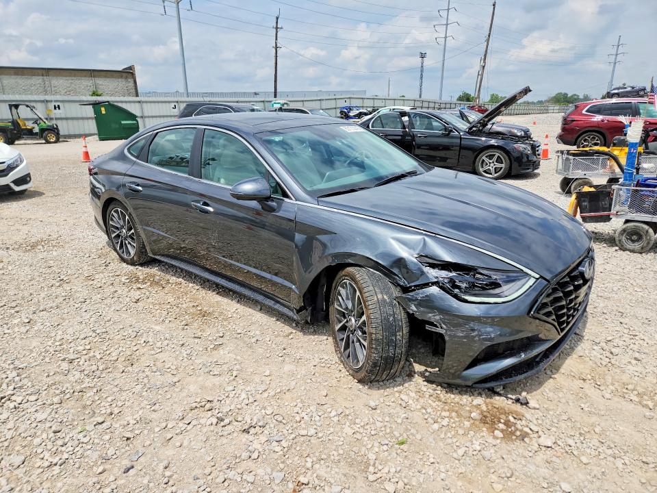 2022 Hyundai Sonata VIN KMHL34J23NA230429 COPART salvage auction — FRONT END, OH - CERT OF TITLE-SALVAGE, sold $4,300 on 2026-07-28 (photo 4)
