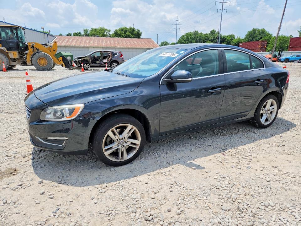 2015 Volvo S60 VIN YV140MFB9F2316165 COPART salvage auction — FRONT END, Pa - Cert Of Title, sold $175 on 2026-08-14 (photo 1)