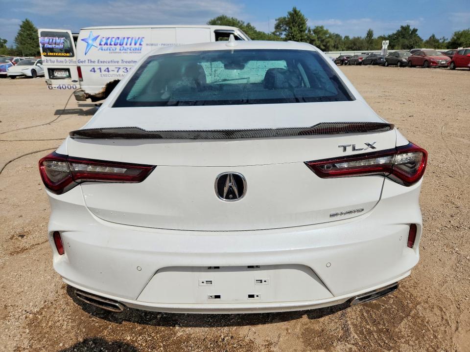 2021 Acura Tlx VIN 19UUB6F49MA011346 COPART salvage auction — WATER/FLOOD, Il - Salvage Cert-Flood, sold $7,400 on 2026-09-01 (photo 6)