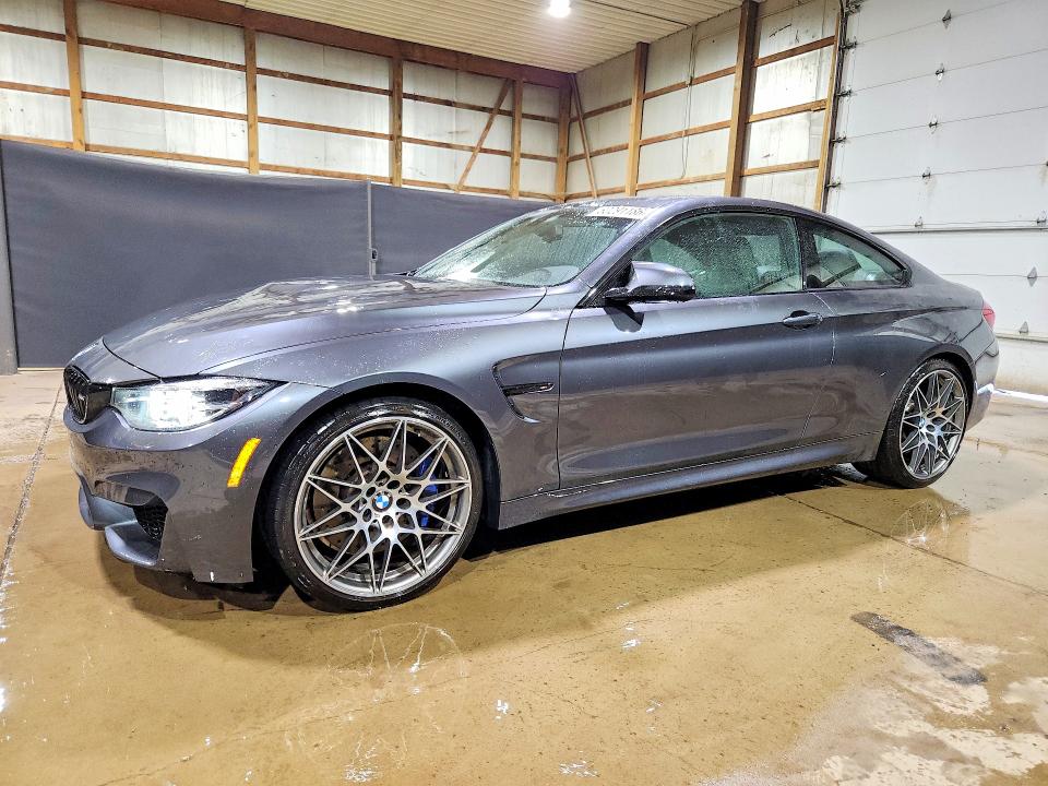2018 BMW M4 VIN WBS4Y9C52JAC88150 COPART salvage auction — HAIL, Oh - Cert Of Title-Salvage, sold $16,000 on 2026-07-30 (photo 1)