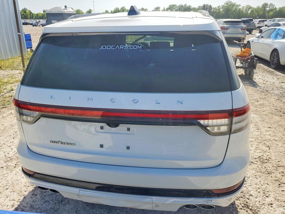 2025 Lincoln Aviator VIN 5LM5J6WC5SGL23437 COPART salvage auction — FRONT END, Tx - Salvage Vehicle Title, sold $12,800 on 2026-07-28 (photo 6)