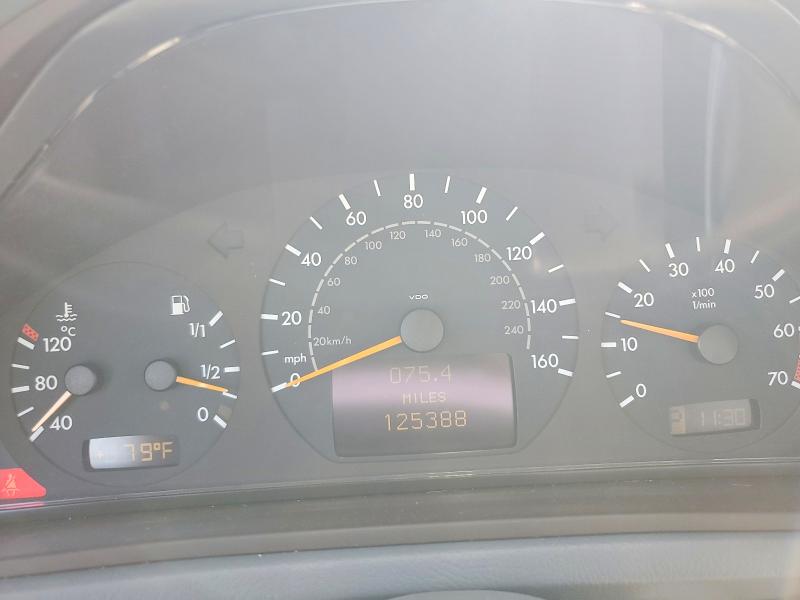 2002 Mercedes-benz Clk-class VIN WDBLJ65G42T122122 COPART salvage auction — SIDE, CA - SALVAGE CERTIFICATE, sold $1,100 on 2026-07-20 (photo 9)