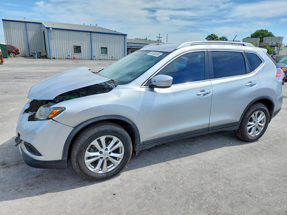 2015 Nissan Rogue VIN KNMAT2MT5FP552475 COPART salvage auction — FRONT END, Ok - Certificate Of Title, sold $1,200 on 2026-07-29 (photo 1)