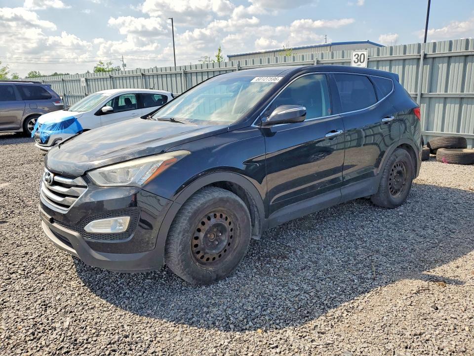 2013 Hyundai Santa fe VIN 5XYZUDLA2DG086760 COPART salvage auction — SIDE, On - Permit No Brand - Unfit, sold $3,250 on 2026-07-16 (photo 1)