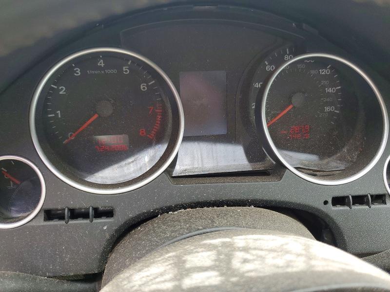 2007 Audi A4 VIN WAUDH48H57K026200 COPART salvage auction — FRONT END, SC - CERTIFICATE OF TITLE, sold $350 on 2026-07-27 (photo 9)