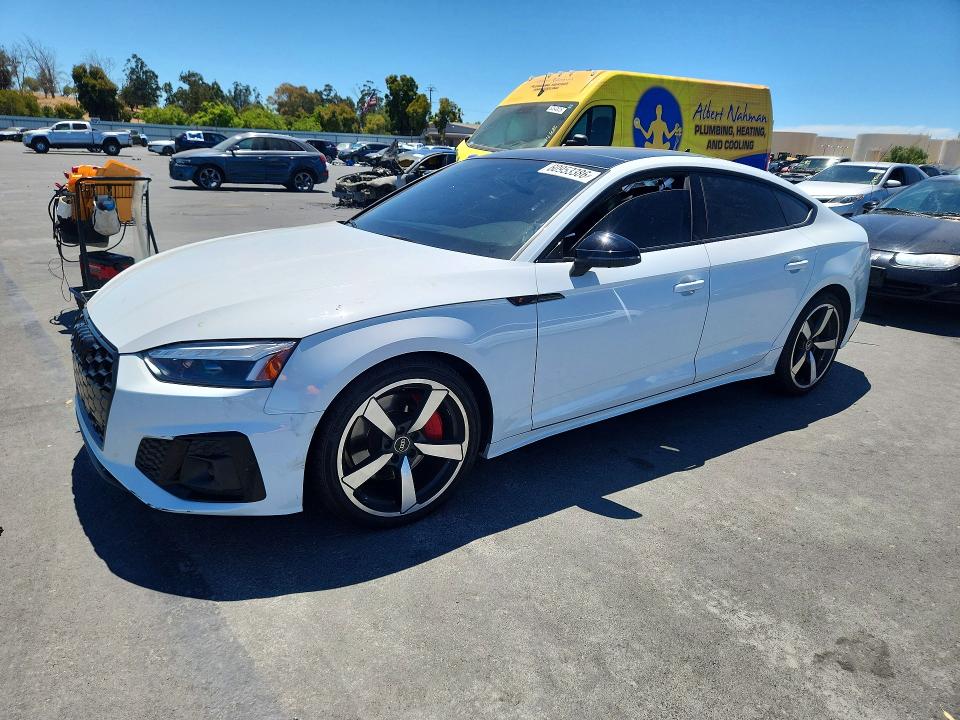 2024 Audi A5 VIN WAUFACF58RA040262 — COPART salvage auction photo