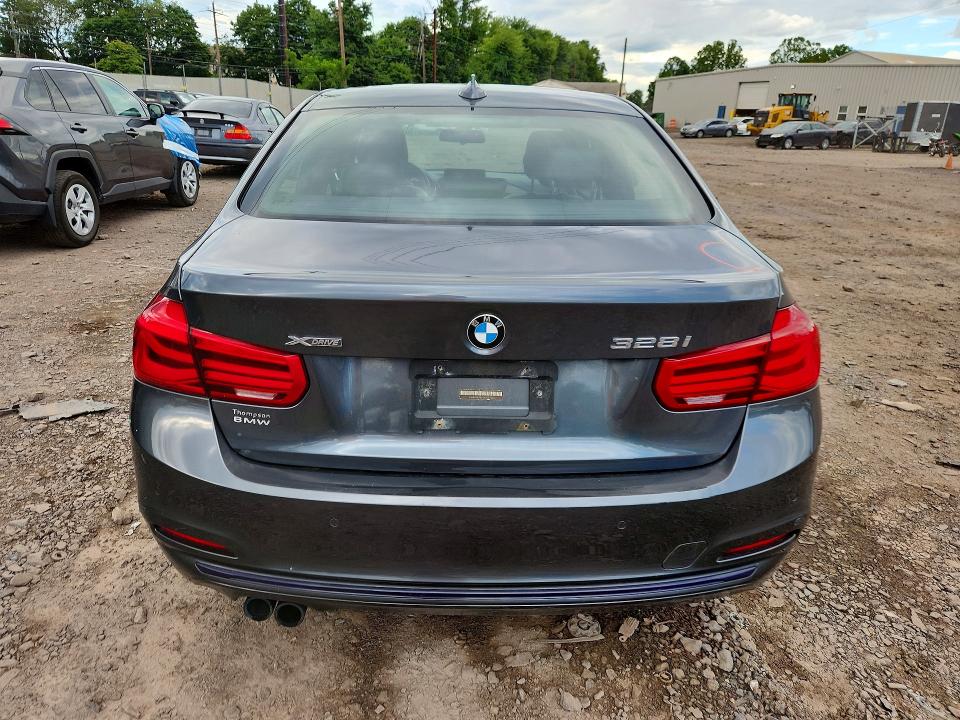 2016 BMW 3er VIN WBA8E3G54GNU01908 COPART salvage auction — REAR END, Pa - Certificate Of Salvage, sold $3,800 on 2026-08-05 (photo 6)