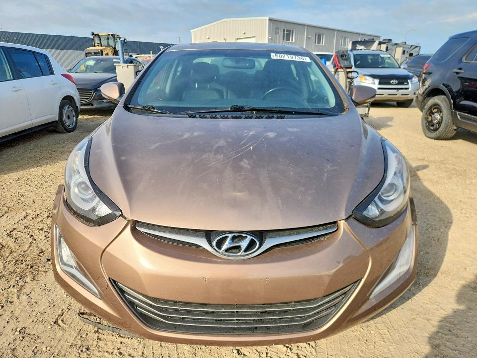 2014 Hyundai Elantra VIN KMHDH4AH3EU144188 COPART salvage auction — SIDE, Ab - Bos - Salvage, sold $1,350 on 2026-07-23 (photo 5)